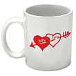 Two Hearts Valentine Coffee Mug