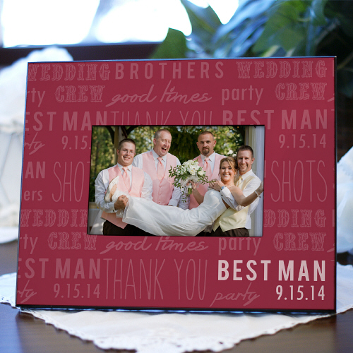 Personalized Groomsmen Printed Frame
