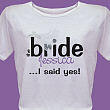91742X - I Said Yes Personalized Scoop Neck T-shirt