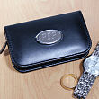 Black Leather Personalized Manicure Set 8522620