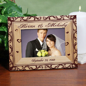 Personalized Wedding Couple Picture Frame