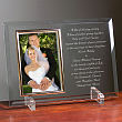 8515858 - Wedding Invitation Personalized Beveled Glass Picture Frame