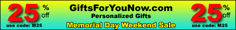 GiftsForYouNow.com
                           Memorial Day Sale