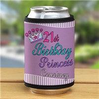 Personalized Birthday Can Wrap Personalized 21st Birthday Drink Koozie