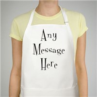 Custom Printed Message Apron