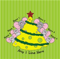 Personalized Mice Family Ornament U370510