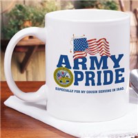 Military Pride Personalized Ceramic Coffee Mug