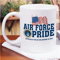 Military Pride Personalized Ceramic Coffee Mug