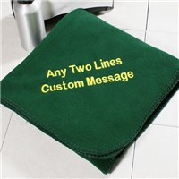 Personalized Message Fleece Blankets