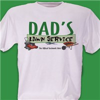 Lawn Service Personalized T-shirt