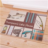 Personalized Fishing Doormat