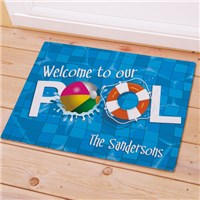 Swimming Pool Doormat Personalized Swimming Pool Doormat