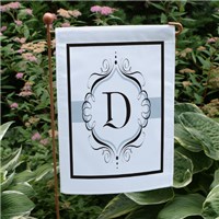 Personalized Monogram Garden Flag Personalized Initial Flag