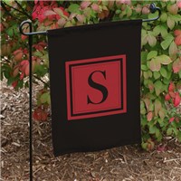 Monogram Garden Flag