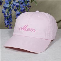 Embroidered Mom Pink Baseball Hat