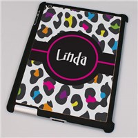 Personalized Multicolored Leopard Print IPad 2 Case U578834X