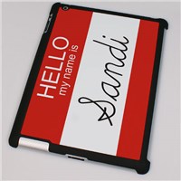 Personalized Hello My Name Is iPad 2 Case U579634X