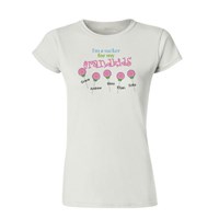 Personalized Sucker for My Kids Ladies Fitted T-Shirt 916221X
