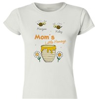 Little Honeys Personalized Ladies Fittted T-Shirt 91715X