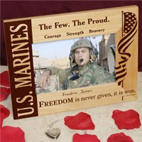U.S. Marines Wood Picture Frame