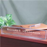 Personalized Business Professional Desk Nameplate