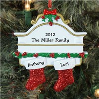 Personalized Mantle Christmas Ornament