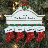 Personalized Christmas Mantle Ornament