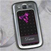 Galaxy S3 Pink Bow and Polka Dots Phone Case U614237x