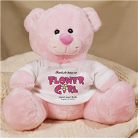 Flower girl teddy bear