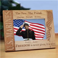 U.S. Marine Picture Frame Personalized Patriotic Picture Frames from