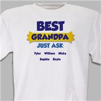 Personalized Best...Just Ask T-Shirt 36254X