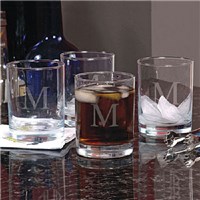 Engraved Drinking Glasses Set D1112