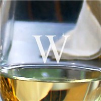 Engraved Stemless Wine Glasses D1110