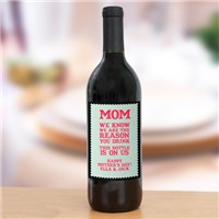 Personalized Mother's Day Wine Bottle Label Gifts For You Now