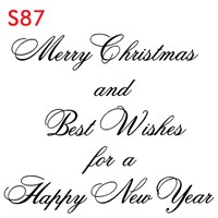 Leaves of Silver Holiday Greeting Card DBC0042x
