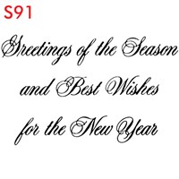 Leaves of Silver Holiday Greeting Card DBC0042x