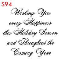 Leaves of Silver Holiday Greeting Card DBC0042x