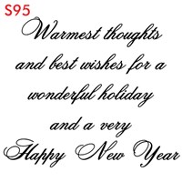 Leaves of Silver Holiday Greeting Card DBC0042x