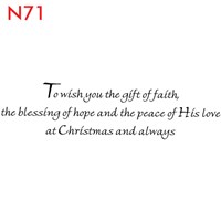 A Blessed Christmas Greeting Card DBC0030x