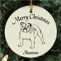 Dog Breed Personalized Ceramic Ornament U374810
