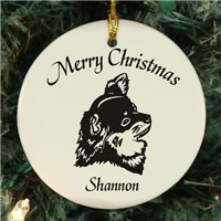 Dog Breed Personalized Ceramic Ornament U374810