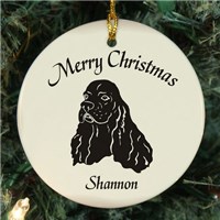 Dog Breed Personalized Ceramic Ornament U374810