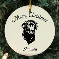 Dog Breed Personalized Ceramic Ornament U374810
