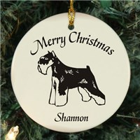 Dog Breed Personalized Ceramic Ornament U374810