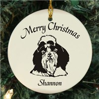 Dog Breed Personalized Ceramic Ornament U374810