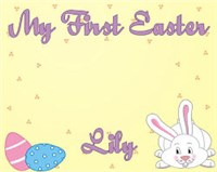 My First Easter Picture Frame