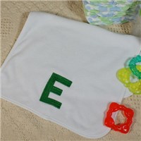 Embroidered Baby Burp Cloth E363441