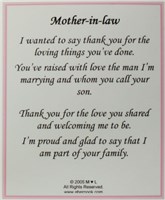 Mother In Law Poem