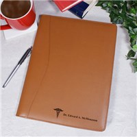 Medical Personalized Leather Portfolio