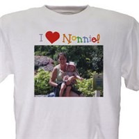 I Love Daddy  Personalized Photo T-Shirt